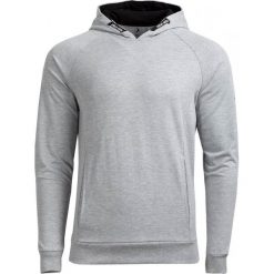 Bluza męska BLM601A - średni szary melanż - Outhorn. Szare bluzy męskie marki Outhorn, na lato, m, melanż, z poliesteru. W wyprzedaży za 59,99 zł.