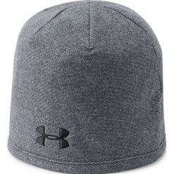 Under Armour Survivor Fleece Beanie 2.0 1300837-035. Szare czapki męskie Under Armour, bez wzorów, z poliesteru. W wyprzedaży za 69,99 zł.