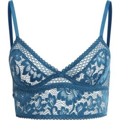 Biustonosze bardotka: else PETUNIA TRIANGLE LONGLINE BRA Biustonosz z fiszbiną petroleum