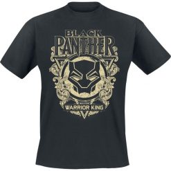 T-shirty męskie: Black Panther Floral Mask T-Shirt czarny