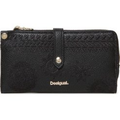 Desigual Dark Amber Ester Portfel Czarny. Czarne portfele damskie Desigual, z materiału. Za 257,95 zł.