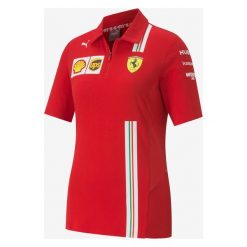 Puma SF Team Polo Koszulka Czerwony. Czerwone podkoszulki męskie Puma, xxs, z nadrukiem, z bawełny, polo, bez rękawów. Za 343,95 zł.