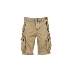 Szorty i Bermudy Superdry CORE CARGO HEAVY SHORT. Zielone spodenki i szorty męskie marki Superdry, m, bez wzorów. Za 279,20 zł.