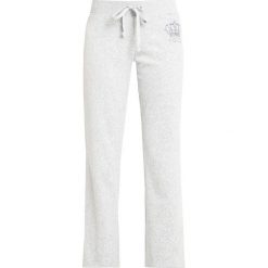 Juicy Couture LUXE CROWN DEL RAY PANT Spodnie treningowe silver lining. Szare bryczesy damskie Juicy Couture, xl, z bawełny. Za 629,00 zł.