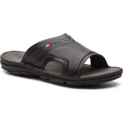 Klapki LASOCKI FOR MEN - MI07-A783-A608-01 Black. Czarne klapki męskie Lasocki For Men, bez wzorów, ze skóry. W wyprzedaży za 69,99 zł.