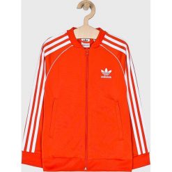 Adidas Originals - Bluza dziecięca 128-140 cm. Pomarańczowe bluzy dziewczęce adidas Originals, bez wzorów, z poliesteru, bez kaptura. W wyprzedaży za 169,90 zł.