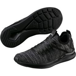 Puma Buty Treningowe Ignite Flash Evoknit Satin Ep Wn S 41. Czarne buty sportowe damskie Puma, bez wzorów, sportowe, na fitness i siłownię. W wyprzedaży za 315,00 zł.