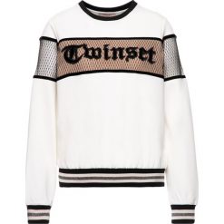Bluza TwinSet 192TP2442. Czarne bluzy damskie Twinset, bez wzorów, z elastanu, bez rękawów, bez kaptura. W wyprzedaży za 299,00 zł.