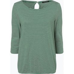 Marc O'Polo - Koszulka damska, zielony. Zielone bluzki damskie marki Marc O'Polo, xs, w paski, polo. Za 99,95 zł.