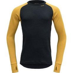 Devold koszulka męska Expedition Man Shirt Arrowwood/Ink L. Koszulki męskie termoaktywne Devold, m, bez wzorów, z wełny, bez kołnierzyka, z długim rękawem, długie, outdoorowe. Za 379,00 zł.