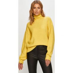 Vero Moda - Sweter. Żółte swetry damskie Vero Moda, s, bez wzorów, z elastanu, z długim rękawem. Za 169,90 zł.