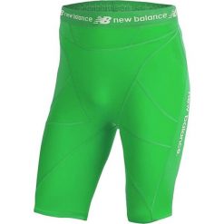 Szorty kompresyjne - MS710139FN. Spodenki sportowe męskie New Balance, na jesień, xl, bez wzorów, z poliesteru, sportowe, na fitness i siłownię. W wyprzedaży za 79,99 zł.