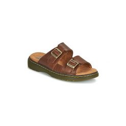 Klapki Dr Martens Nikolai. Pomarańczowe klapki damskie Dr. Martens, bez wzorów. Za 509,00 zł.