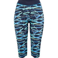 Legginsy kąpielowe rybaczki bonprix ciemnoniebieski z nadrukiem. Stroje kąpielowe damskie bonprix. Za 59,99 zł.