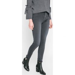 Answear - Jeansy. Szare jeansy damskie marki ANSWEAR, s, bez wzorów, z bawełny, z podwyższonym stanem. W wyprzedaży za 79,90 zł.