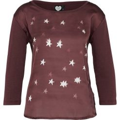 T-shirty damskie: Koszulka w kolorze czerwono-brązowym