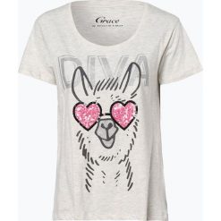 T-shirty damskie: Grace – T-shirt damski, beżowy