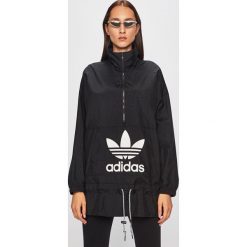 Adidas Originals - Kurtka. Czarne kurtki damskie adidas Originals, bez wzorów, z nylonu, długie. W wyprzedaży za 269,90 zł.