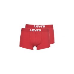 Bokserki Levis LEVIS 200SF TRUNK 2P. Czerwone bokserki męskie Levi's®, bez wzorów. Za 109,00 zł.