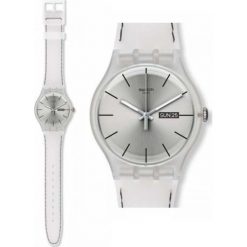 Zegarek SWATCH Zegarek damski Swatch SUOK700C. Szare zegarki damskie marki Swatch. Za 225,99 zł.