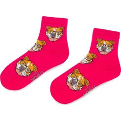 Skarpety Wysokie Damskie FREAK FEET - LBUL-RED Różowy 1. Różowe skarpetki damskie marki Freak Feet, z elastanu. Za 19,99 zł.
