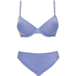 Biustonosz usztywniany + figi (2 części) bonprix jasny lawendowy. Fioletowe biustonosze marki bonprix. Za 54,99 zł.