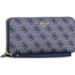 Portfele damskie: Duży Portfel Damski GUESS – Jacqui (SG) Slg SWSG69 65460 BLU