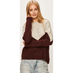 Vero Moda - Sweter. Szare swetry damskie Vero Moda, s, bez wzorów, z elastanu, bez rękawów, bez kaptura. Za 119,90 zł.