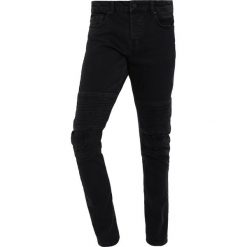Jeansy męskie: Only & Sons ONSSPUN BIKER Jeansy Slim Fit black denim