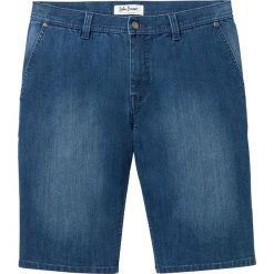 Wygodne bermudy dżinsowe ze stretchem Regular Fit bonprix niebieski "stone”. Niebieskie jeansy męskie bonprix, m, bez wzorów, z jeansu. Za 89,99 zł.