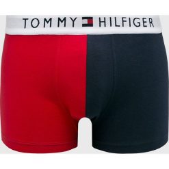 Tommy Hilfiger - Bokserki. Niebieskie bokserki męskie TOMMY HILFIGER, bez wzorów, z elastanu. Za 129,90 zł.