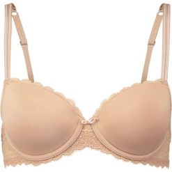 Biustonosze bardotka: Chantelle MERCI MEMORY Biustonosz z fiszbiną perfect nude