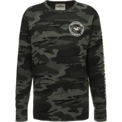 Bejsbolówki męskie: Hollister Co. CREW PRINT Bluza green camo