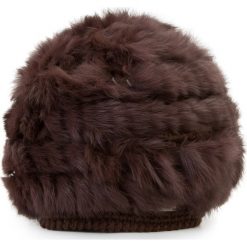Czapka damska 87-HF-013-4. Brązowe czapki zimowe damskie Wittchen. Za 129,00 zł.
