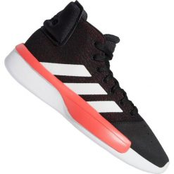 Buty koszykarskie adidas Pro Adversary 2019 M BB9192. Czarne buty sportowe męskie Adidas, na wiosnę, z tkaniny, bez zapięcia, do koszykówki. W wyprzedaży za 309,00 zł.