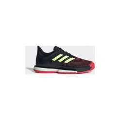 Buty adidas Buty SoleCourt Boost. Czarne trampki męskie Adidas, bez wzorów, bez zapięcia. Za 475,30 zł.