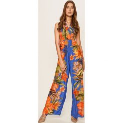 Desigual - Kombinezon plażowy. Stroje kąpielowe damskie Desigual, na plażę, s, bez wzorów, z wiskozy, bez kołnierzyka, bez rękawów. W wyprzedaży za 219,90 zł.