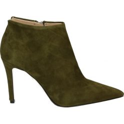 Botki - 0970 CAM OLIV. Szare botki damskie marki Venezia, ze skóry. Za 449,00 zł.