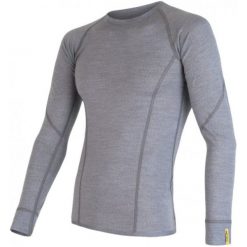 Sensor Koszulka Termoaktywna Z Długim Rękawem Merino Wool Active M Gray M. Szare odzież termoaktywna męska marki Sensor, m, z wełny, z długim rękawem, outdoorowe. Za 215,00 zł.
