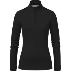 KJUS Polar damski Feel Halfzip Black Melange. Czarne bluzy damskie Kjus, bez wzorów, z polaru, bez rękawów, bez kaptura. Za 314,00 zł.