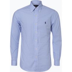 Polo Ralph Lauren - Koszula męska – Slim Fit, niebieski. Niebieskie koszule męskie Polo Ralph Lauren, xl, bez wzorów, eleganckie, polo, bez rękawów. Za 499,95 zł.