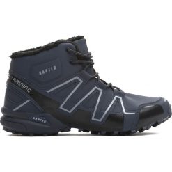 Granatowe Trapery Detonatte. Niebieskie buty trekkingowe męskie Born2be, na sznurówki. Za 209,99 zł.