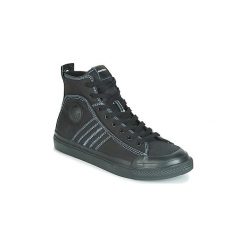 Buty Diesel S-ASTICO MID LACE. Czarne trampki męskie Diesel, bez wzorów, bez zapięcia. Za 381,70 zł.