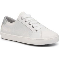 Trampki GEOX - J Gisli G. A J024NA 0NFBC C0007 S White/Silver. Białe trampki dziewczęce Geox, z gumy, na sznurówki. Za 199,00 zł.