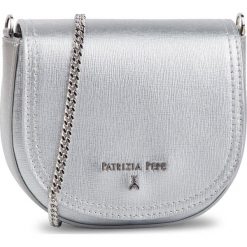 Torebka PATRIZIA PEPE - 2V8752/AT79-S298 Silver. Szare torebki klasyczne damskie marki Patrizia Pepe, bez wzorów, ze skóry, wizytowe, bez dodatków. Za 739,00 zł.