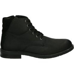 Botki męskie - 57081 C-S BLA. Czarne botki męskie marki Venezia, ze skóry. Za 279,00 zł.