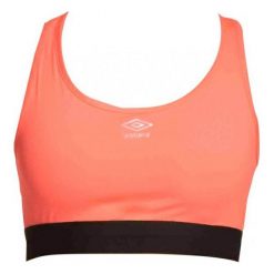 Umbro Top Sportowy Top Crop Womens Fiery Coral/Black Xs. Brązowe topy sportowe damskie marki Umbro, xs, z materiału. W wyprzedaży za 48,00 zł.