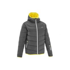 Kurtka narciarska SKI-P JKT 500 WARM męska. Szare kurtki męskie WED'ZE, xs, bez wzorów, z poliesteru, bez kaptura. Za 299,99 zł.