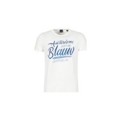 T-shirty z krótkim rękawem Scotch Soda ZAPAL. Białe t-shirty męskie Scotch & Soda, s, bez wzorów, bez kołnierzyka, krótkie. Za 104,30 zł.