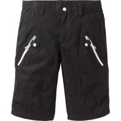 Bermudy Loose Fit bonprix czarny. Czarne spodenki i szorty męskie bonprix, m, bez wzorów. Za 89,99 zł.